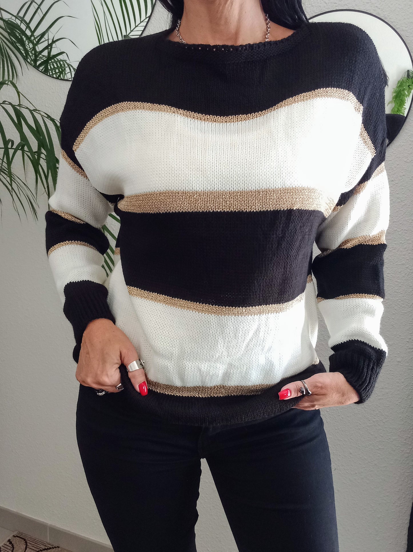 Pull à rayures