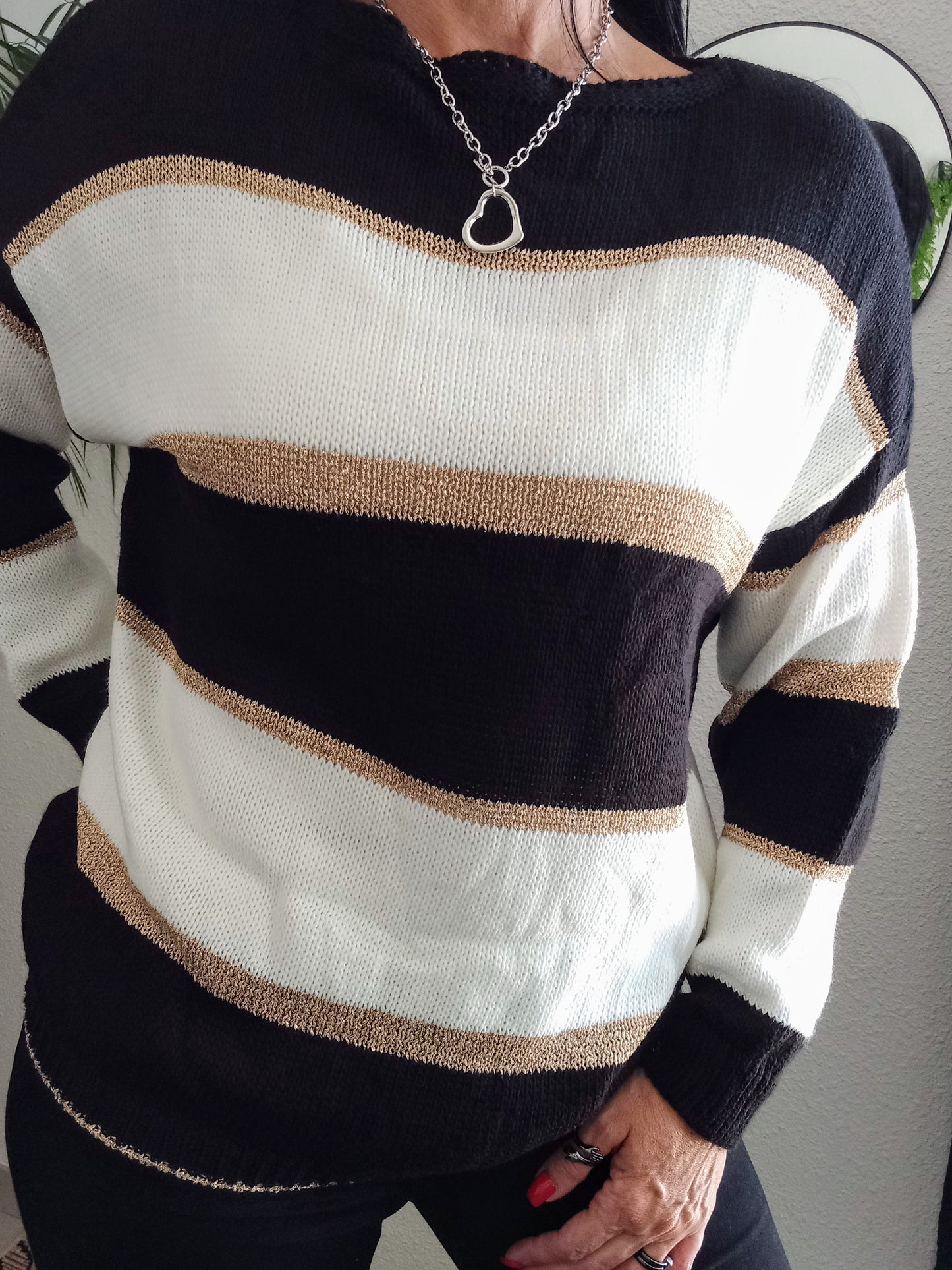Pull à rayures