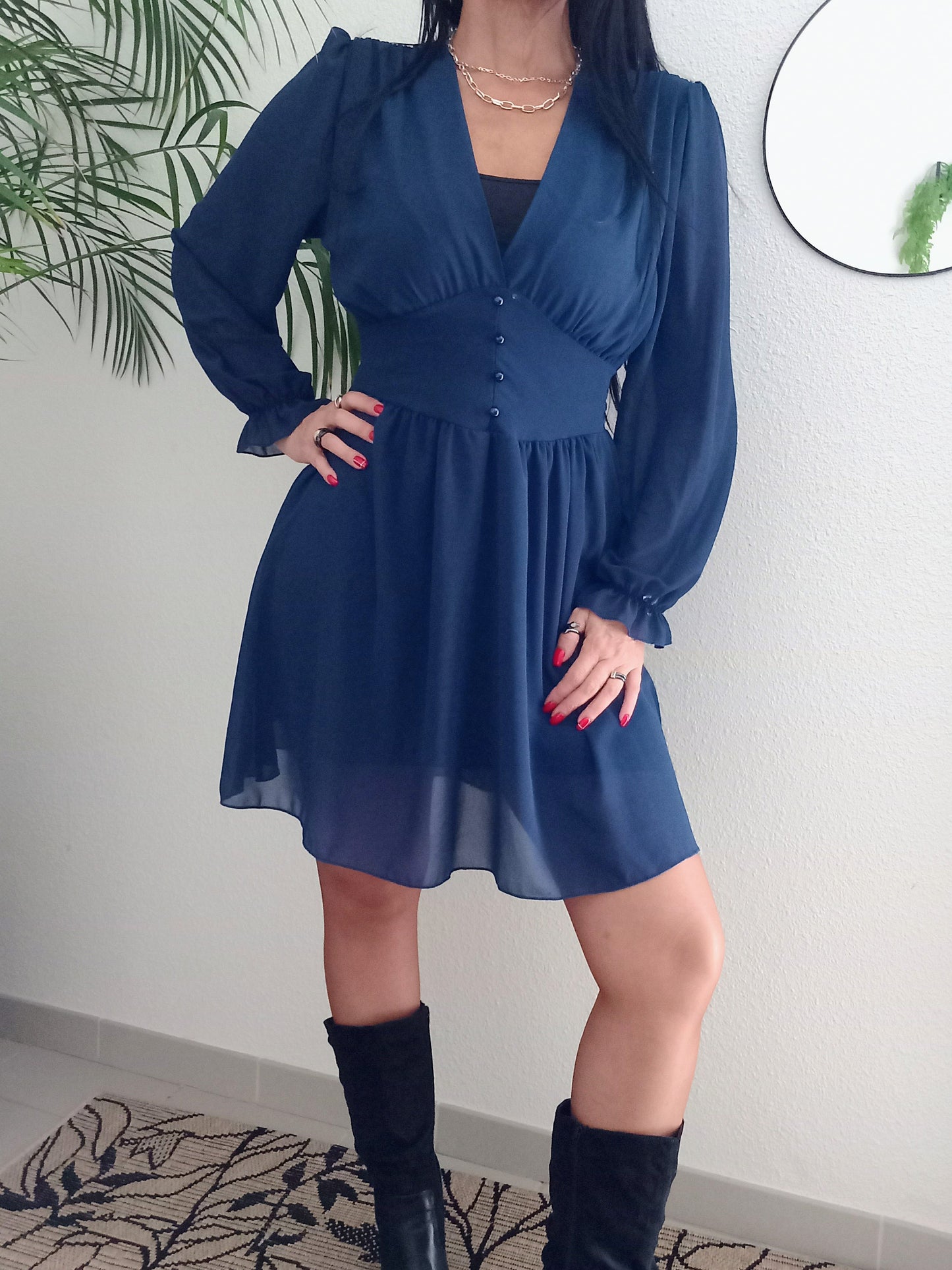 Robe Juliette marine