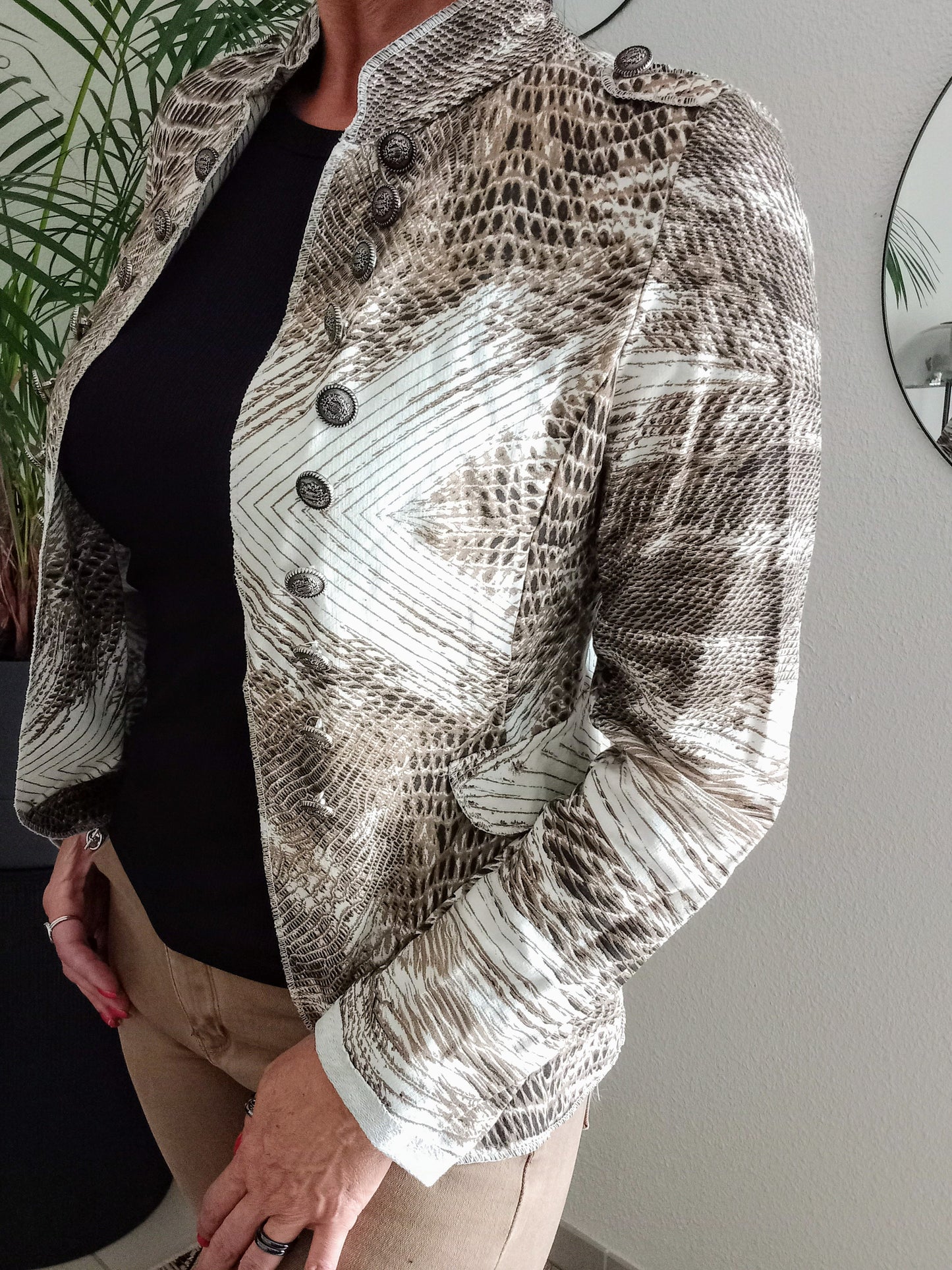 Veste officier beige
