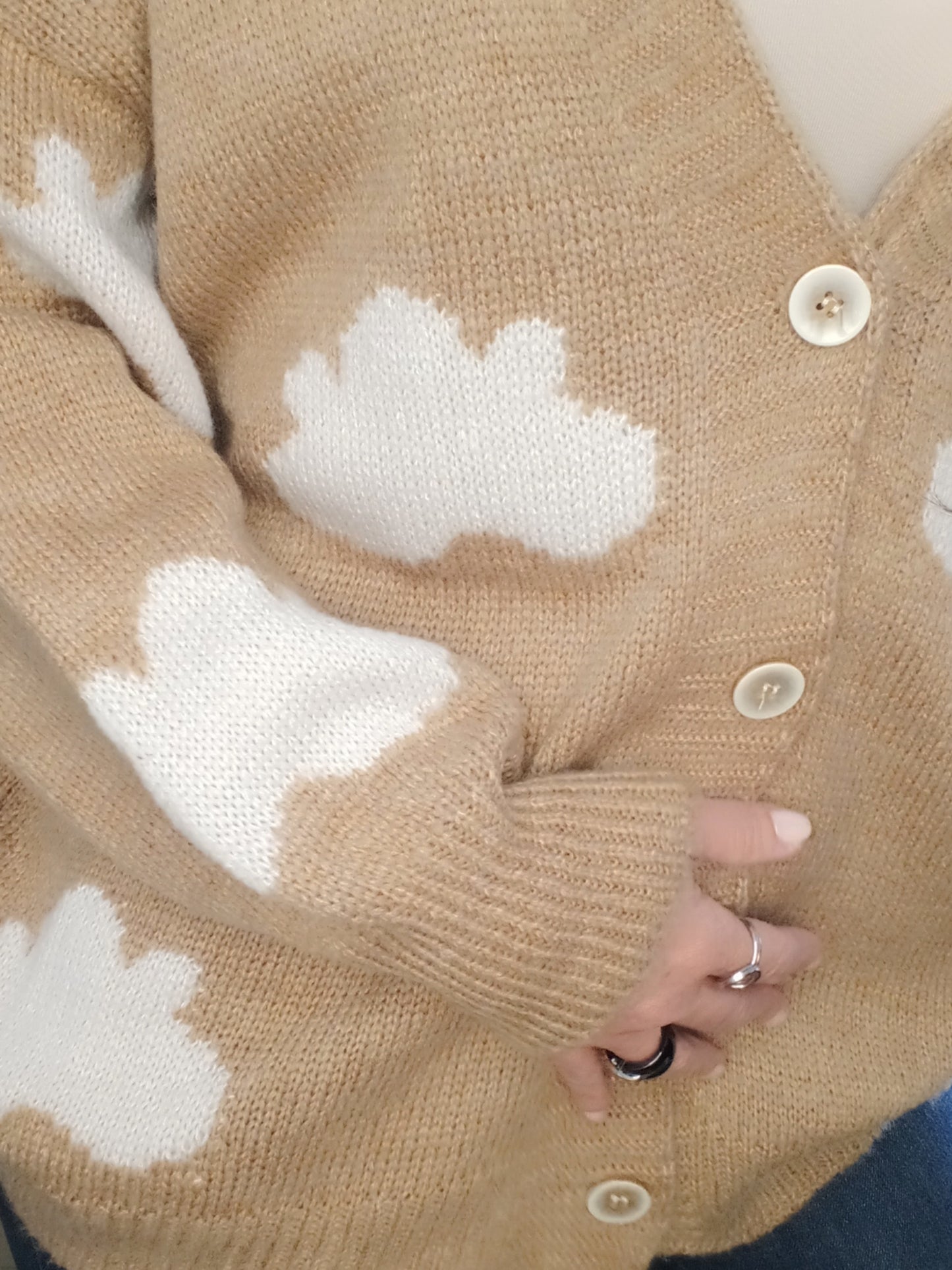 Gilet nuage Camel