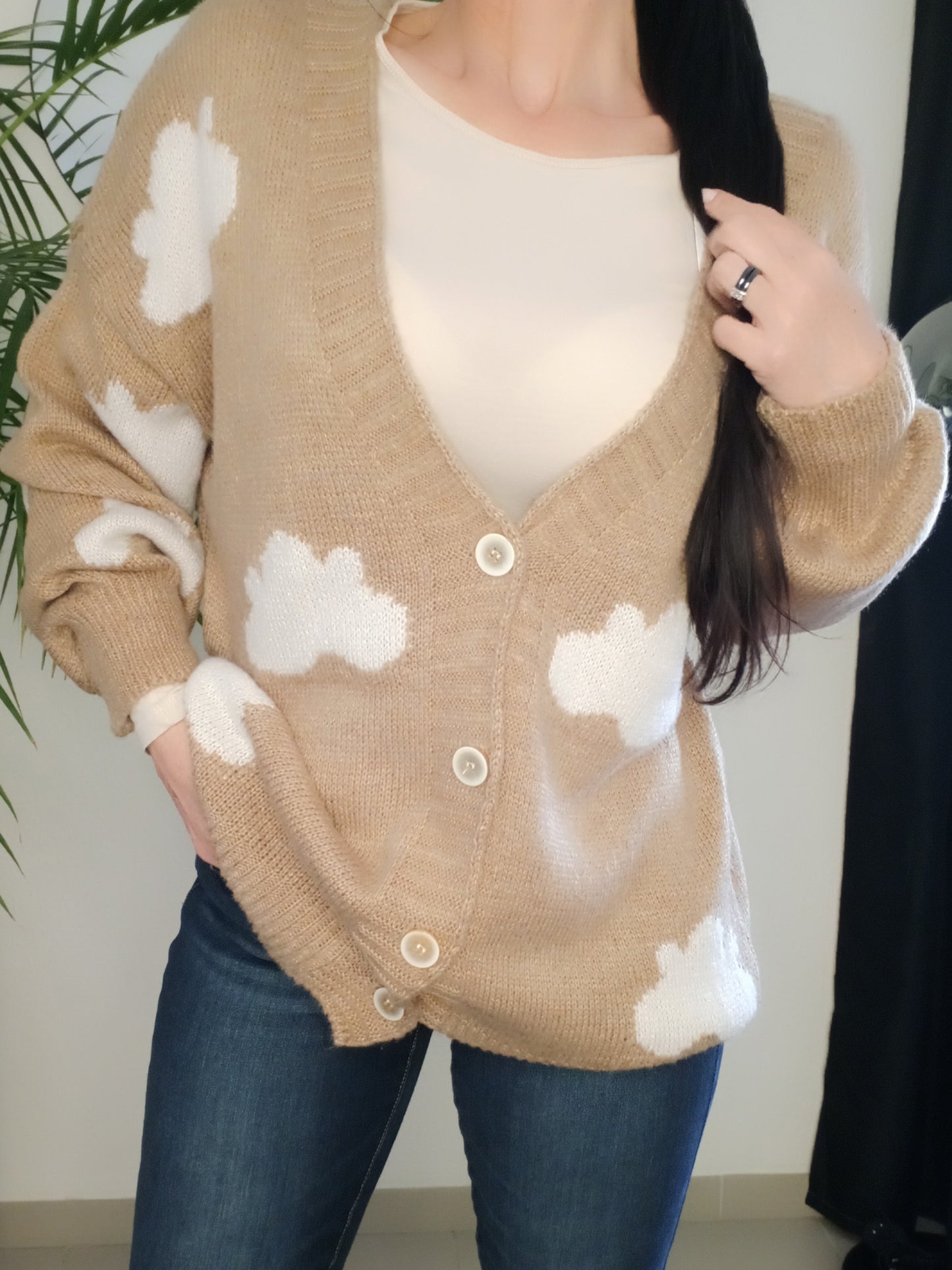 Gilet nuage Camel
