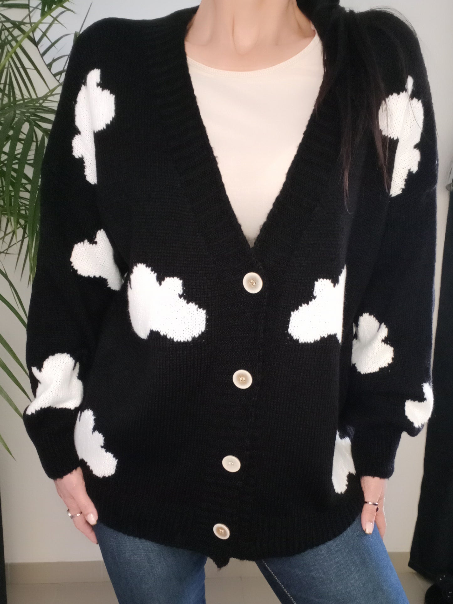 Gilet nuage noir