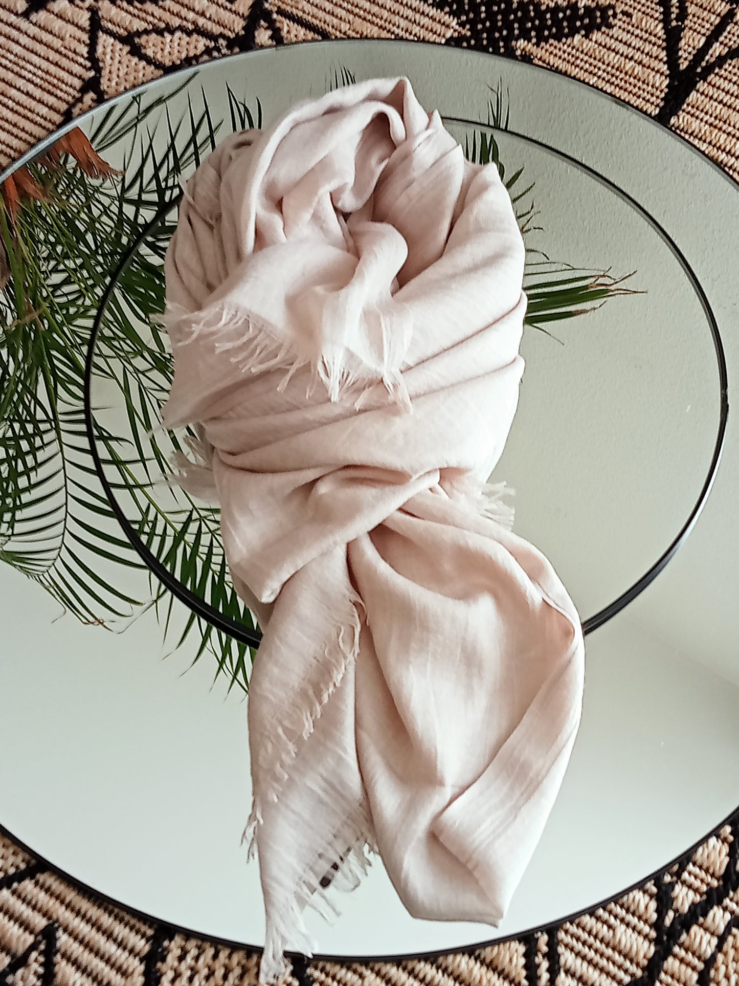 Foulard taupe