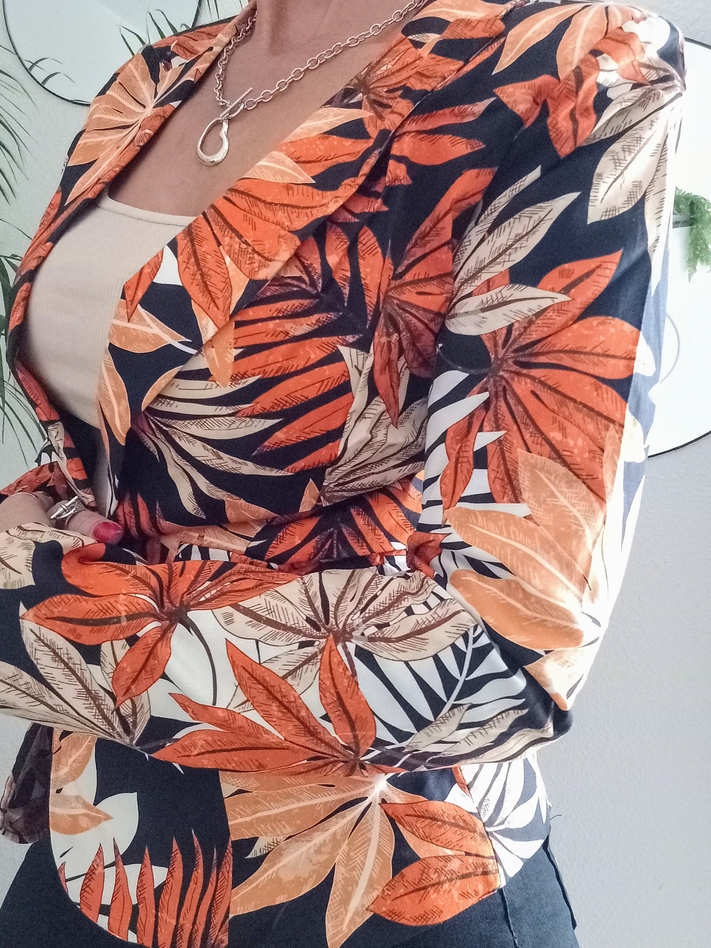 Veste blazer imprimé