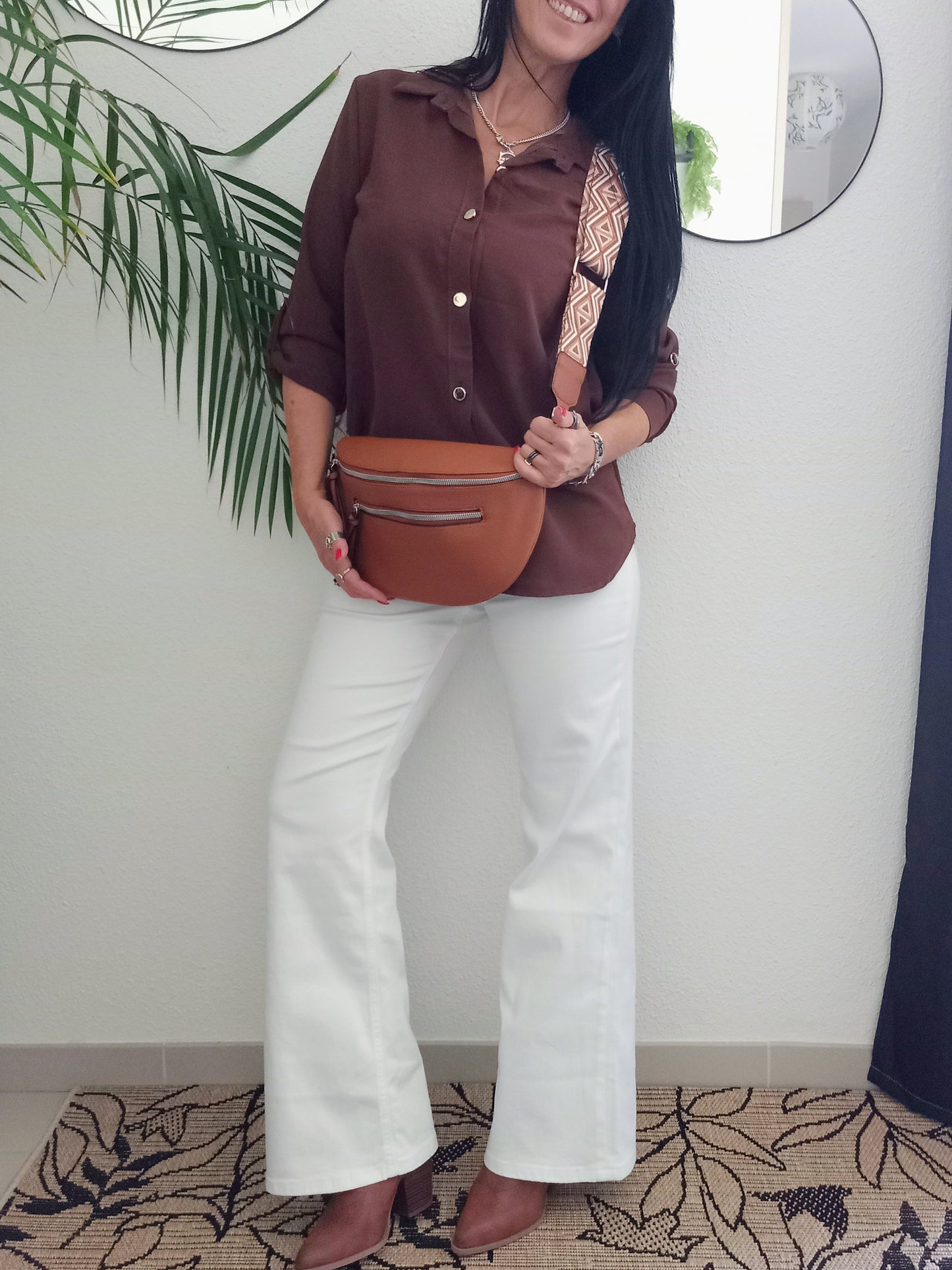 Chemise marron