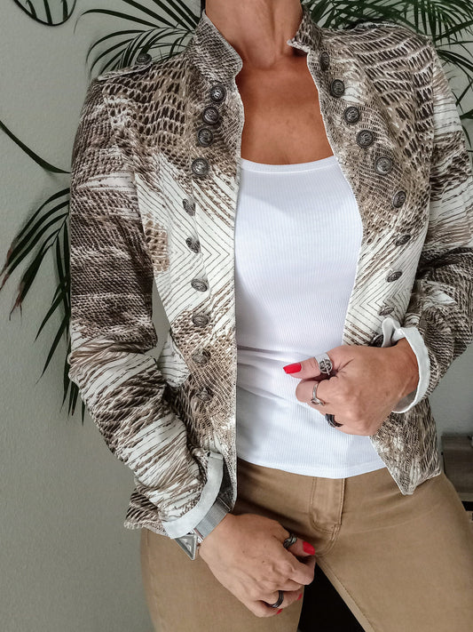 Veste officier beige